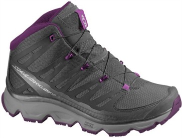 Salomon Synapse Mid Wanderschuhe Damen schwarz/lila